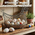 15 SallyFashion PCS Fake Easter Eggs, Wooden Play Kitchen Egg Toys for Kids Dying Painting Egg Hunts Basket