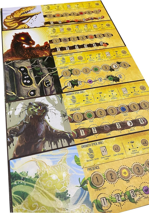 Greater Than Games | Horizons of Spirit Island: Punchboard Panels, Cooperative Strategy Board Game Accessory Upgrade