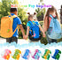 30 Pack 4-8 Dinosaur Party Favors Dinosaur Keychains Kids Party Favors Fidget Toys Bulk Mini Pop Fidget Keychain Its