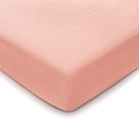 Set Soft Muslin Crib Sheet & Swaddle Blanket - Perfect for Baby