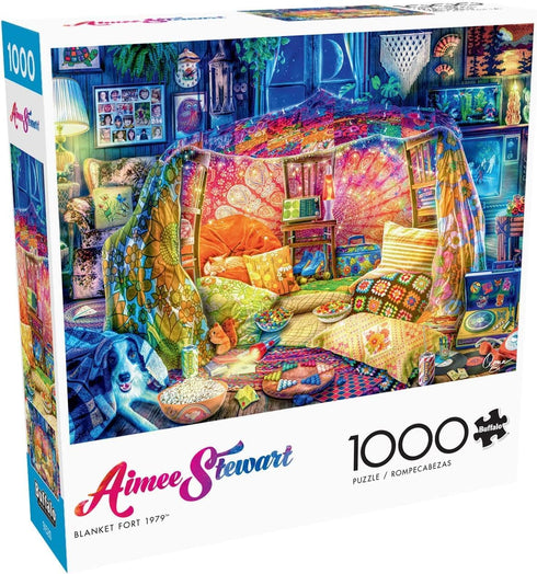 Buffalo Games - Aimee Stewart - Blanket Fort 1979-1000 Piece Jigsaw Puzzle
