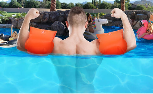 GoFloats Adult Water Wing Floaties, Own The Pool, Available in Multiple Designs