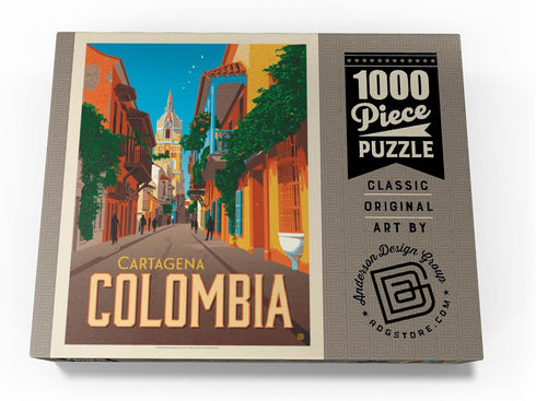MyPuzzle Colombia: Vintage Poster - Premium 1000 Piece Jigsaw Puzzle for Adults, Cartagena