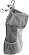 Crib Diaper Organizer Hanging Diapers Bag Bedside Storage Pouch Large Gray Fabric