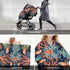 Beubebim Summer Marine Coral Fish Baby Car Seat Canopy Soft Breathable Infant Carseat Cover Lightweight Baby Carrier