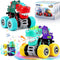 JODUDLR Dinosaur Toys for Kids 3-5, 2 Monster Truck Toys for Ages 3-4,
