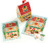 Mudpuppy Santa's Bakery – 48 Piece House Shaped Puzzle Ornament with A Colorful Illustration of A Festive Bakery