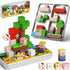 Mini Magnetic Blocks Farm Animals - 35 PCS Travel Magnet Building Blocks