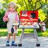 CUTE STONE Kids BBQ Grill Playset - Realistic Smoke Toy BBQ Grill with Accessories for Indoor Outdoor Pretend Play