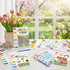 Zoyeven 144 Well-Packaged Pcs Spring Festival Watercolor Coloring Books Easter Party Favors Lovely Gifts Art and Crafts