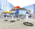 Quercetti Skyrail League Marble Run, 166 Piece Set, Build Parallel Tracks with Loops and Jumps, for Kids Ages 7 Years