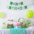 Jetec 3 Pcs Wooden Football Table Decoration Centerpieces, Soccer Rugby Sign Ornaments for Sport Birthday Party Table