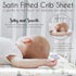 Sweet Jojo Designs Farm Animals Boy Girl Gender Neutral Baby Satin Fitted Crib Sheet Infant Newborn Nursery Toddler Bed