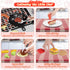 Kids Kitchen Playset, BBQ Grill Playset with Smoke, Sound & Light, Interactive Cooking Game for Toddlers Boys Girls 3-5