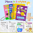 24Pcs Bible Coloring Books Religious Theme DIY Color-in Pages with Inspirational Words Drawing Holiday Christian