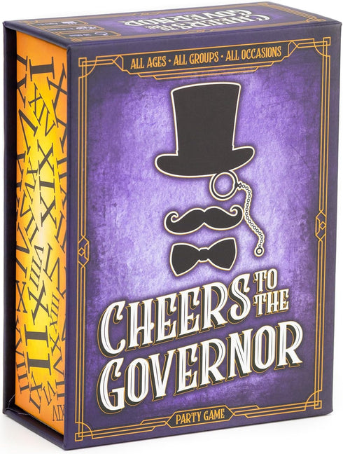 Cheers to The Governor - Card Games for Family Game Night - Party Games for Kids 8 and Up - Travel Games for Adults
