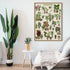 Vintage Houseplant Puzzle 1000 Pieces for Adult, Botany Succulent House Plant Puzzle