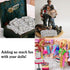 180pcs 1:12 Miniature Scene Dollars – Fake Bills for Dollhouse Scene Model Craft Supply