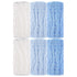 Pack 6-12x12 inches MUKIN Baby Washcloths - Soft Face Cloths for Newborn, Absorbent Bath Wipes, Burp Cloths or Towels