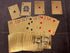 Luxury 24K Gold Foil Poker Playing Cards with Wooden Box, Waterproof Cards for Party, Camping, Birthday Gift