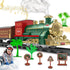 ManManLine Train Set Electric Train Toys for Kids, Christmas Train Set with Smokes,