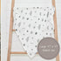 100% Cozy 47 47 Inches LollyBanks Baby Blanket, Cotton Muslin Swaddle Blankets for Boys, Large x Newborn Blanket, Soft