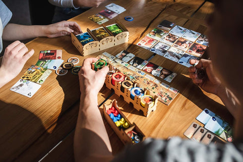 TowerRex Board Game Organizer for Splendor Game Box, Cities of Splendor Expansion, Game Tokens, Cards