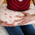 Summer Boho Strawberry Flowers Baby Nursing Pillow Covers for Girl Strawberries Pink Bows Checkerboard Nursing