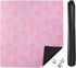 Pink Mahjong Mat, Mahjong Table Mat with Prints & Extra Dice, for