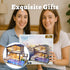 Flever Dollhouse Miniature DIY House Kit Manual Creative with Furniture for Romantic Artwork Gift (Perfect Time