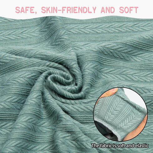 Reborn Baby Dolls Clothes Swaddle Blanket Set High Flexibility Blanket Fit 17-22 Inches Reborn Dolls Girl Fake Baby Clothes Accessories 4 Pieces of Pack