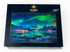 MyPuzzle 500 Piece Jigsaw Puzzle - Aurora Borealis Over Sea Coast, Northern Lights in Norway