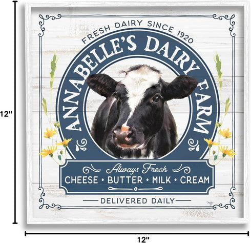 Rustic Dairy Farm Framed Art by Mollie B. - Giclee Print