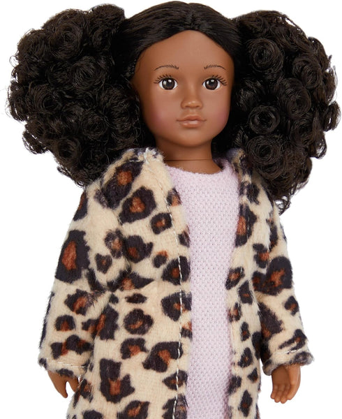 Lori Mini Doll & Toy Dog, 6-Inch Doll & Bichon Frise Pup Playset with Outfit & Accessories