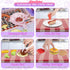 Playset 3-5 New Upgraded Kids BBQ Grill with Smoke, Sound&Light, Toy Grill for Girls, Pretend Food Hamburger, Kitchen