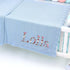 Cozy Personalized Floral Embroidered Name Blanket Soft Cotton Knit Newborn Blanket, Custom Keepsake Gift, Cover