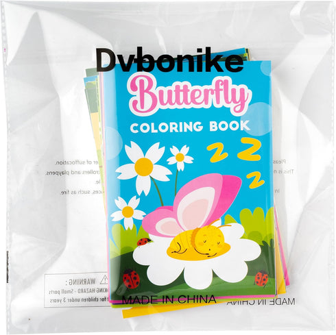 24Pcs Dvbonike Spring Butterfly Coloring Books - Springtime Flower Insect DIY Color-in Pages Cute Floral Patterns