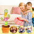 Dancing Cactus Baby Toys, Mimicking Toys with Volume Adjustable Talking Cactus, Singing Cactus for Baby Girl Toys