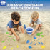 30 4-8 Summer, TOY Life Pcs Dinosaur Fossil Beach Toys for Kids Ages Collapsible Sand Toys with Dinosaur Toys Silicone