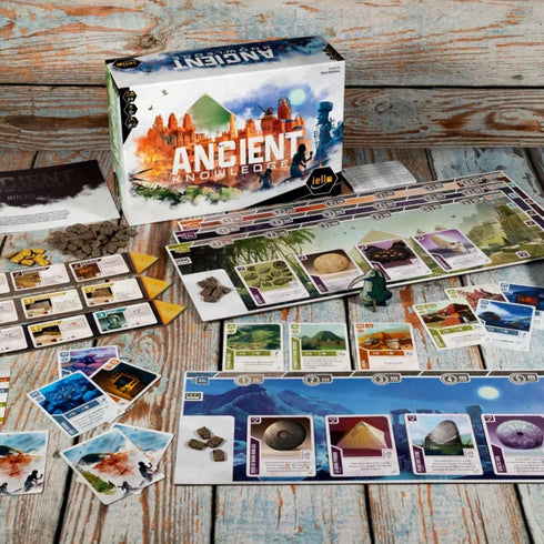 IELLO: Ancient Knowledge - Strategy Card Game, Tableau Building for Ages 12+, 2-4 Players, 30 Min Per Player