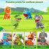 3 4 5 6 8 4-Pack Dinosaur Toys Gifts for Year Old Kids, Dinosaur Action Figures with Movable Joints & Realistic