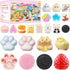 22PCS Squishy Pack, Adorable Squeeze Toys Set ,Fidget Toys Kit for Kids