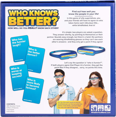 Who Knows Better? The Party Game of Superlatives to Test Your Knowledge of Friends and Family