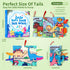 YySiRui 4-Pack 0-6 6-12 Tummy Set Baby Crinkle Books for Babies Months, Soft Cloth Touch and Feel Sensory Books Months