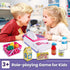 3 4-8+ BUYGER Kids Cash Register Toy with Scanner, Receipt Printer, Microphone, Shopping Play Food - Pretend Role Play