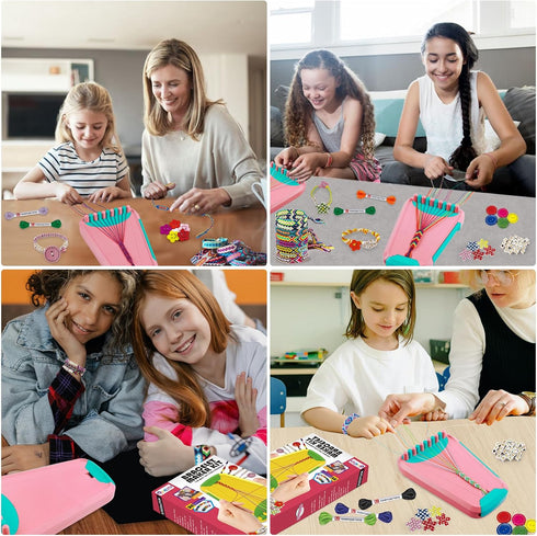 8-12, 28 6 7 8 9 10 11 12 Friendship Bracelet Making Kit for Girls Ages Kids Jewelry Making Kit with Pre-Cut Threads