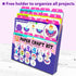 KRAFUN My First Unicorn Bunny Paper Craft Kit for Toddlers and Girls Age 3-8, 18 Cute DIY Arts and Crafts Projects