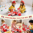 3-5 3-5, Magnetic Tiles, Firetruck Toys Years Old, Fire Trucks for Toddlers Magnetic Building Blocks for Kids, STEM