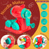ZYYBQW 3 1 Sets 3-4-8, Playset in Color Dough for Kids Ages Dough Tools Accessories Kit, Ice Cream Noodle Hamburger