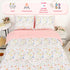 Set 5 Set Twin Size Toddler Bedding for Girls- Piece Toddler Girl Bedding, Super Soft & Lightweight Toddler Comforter